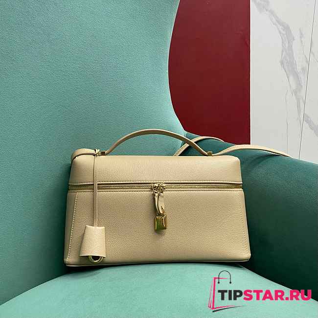 Loro Piana Extra Bag L27 Smooth Calfskin Sunday Morning/Sun Gold - 1