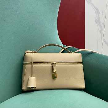 Loro Piana Extra Bag L27 Smooth Calfskin Sunday Morning/Sun Gold