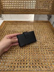 Celine Triomphe Accordeon Wallet In Black - 4