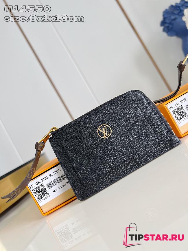 Louis Vuitton Low Key Card Wallet Black - 1