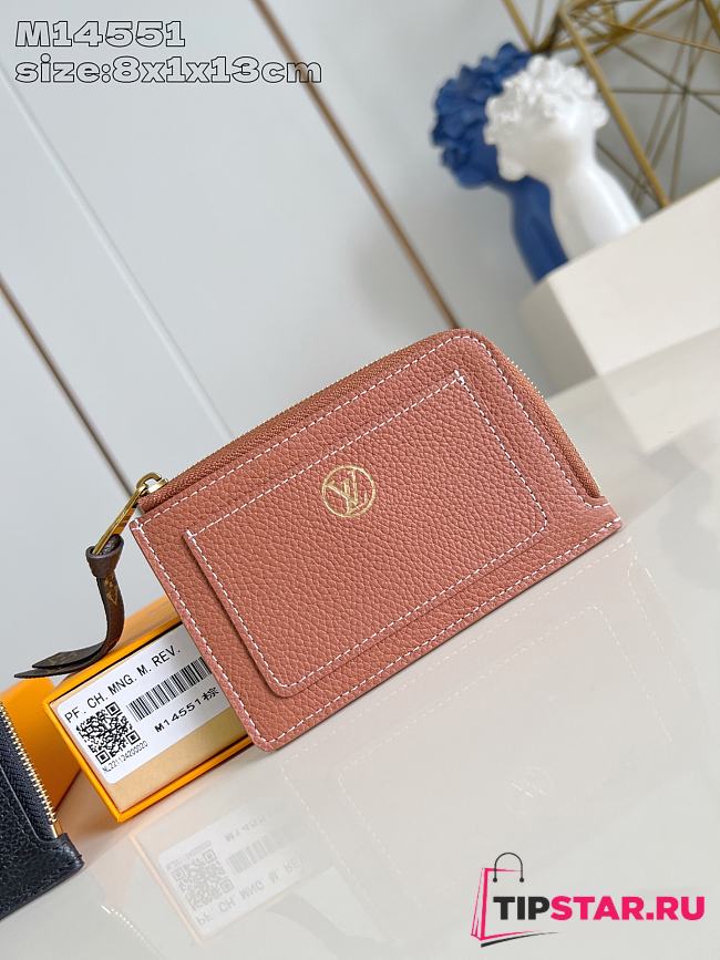 Louis Vuitton Low Key Card Wallet Cognac Brown - 1