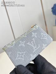 Louis Vuitton Key Pouch Denim Washed Blue M13208 - 6