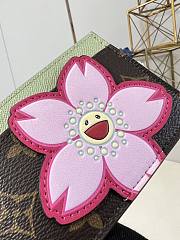 LV x TM Card Holder Sakura Brown M13429 - 6
