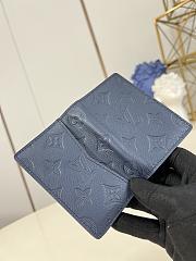 Louis Vuitton Pocket Organizer Wallet Navy Blue M14786 - 2