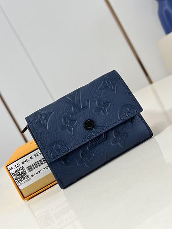 Louis Vuitton Victor Wallet G65 Navy Blue