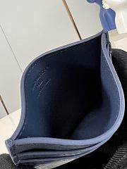 Louis Vuitton Double Card Holder Navy Blue M14789 - 5