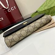 Gucci GG Marmont bi-colour continental wallet in black - 5