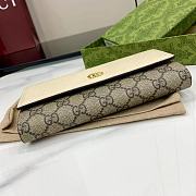 Gucci GG Marmont bi-colour continental wallet in white - 4