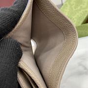 Gucci GG Emblem Medium Wallet In Gray - 3