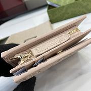 Gucci GG Emblem Medium Wallet In Beige - 4