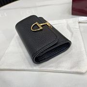Gucci Softbit card case Gold-toned hardware in black - 6