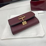 Gucci Softbit card case Gold-toned hardware in burgundy - 6