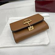 Gucci Softbit card case Gold-toned hardware in brown - 4