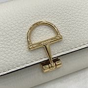 Gucci Softbit card case Gold-toned hardware in white - 4