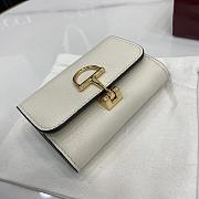 Gucci Softbit card case Gold-toned hardware in white - 2