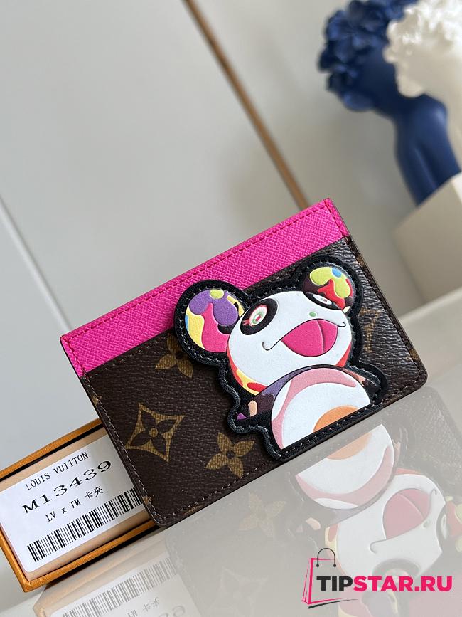 LV x TM Card Holder Monogram coated canvas - 1
