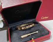 Cartier Love Bracelet In Gold Diamond - 3