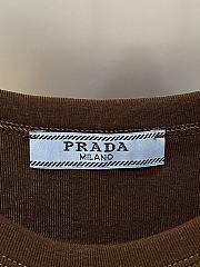 Prada Tank Top Croptop In Brown - 3