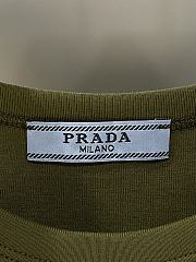 Prada Tank Top Croptop In Dark Green - 3