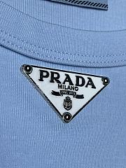 Prada Tank Top Croptop In Blue - 6