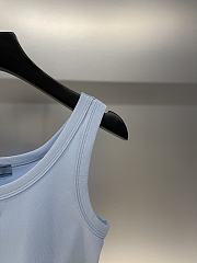 Prada Tank Top Croptop In Blue - 2