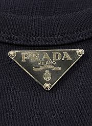 Prada Tank Top Croptop In Dark Blue - 3