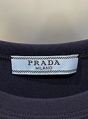 Prada Tank Top Croptop In Dark Blue - 2