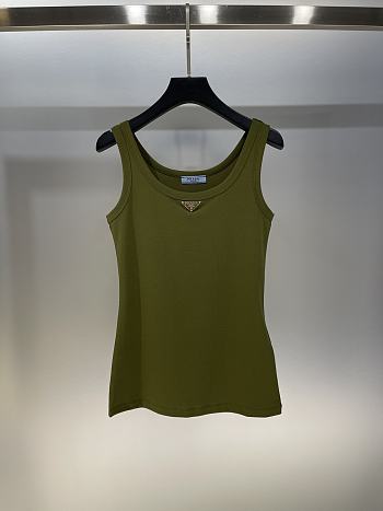 Prada Tank Top In Green