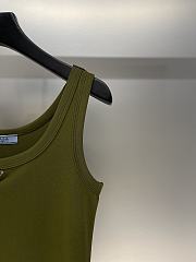 Prada Tank Top In Green - 4