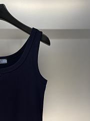 Prada Tank Top In Dark Blue - 4