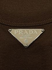 Prada Tank Top In Brown - 3