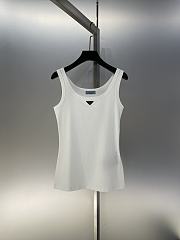Prada Tank Top In White - 5