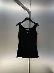Prada Tank Top In Black - 6
