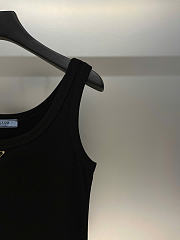 Prada Tank Top In Black - 5