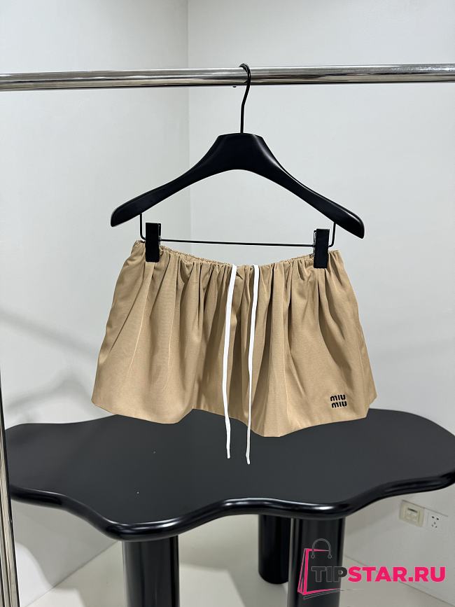 Miumiu cotton mini skirt - 1