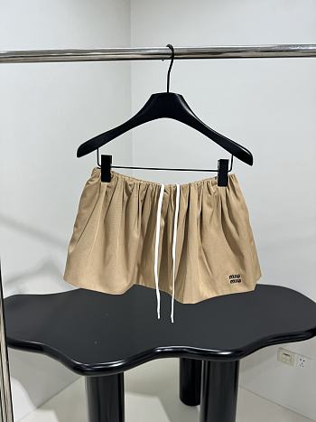 Miumiu cotton mini skirt