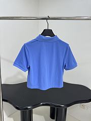 Miumiu Polo Shirt In Blue - 4