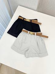 Miumiu style rolled-up shorts - 1
