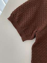 Miumiu Polo Shirt A6320 In Brown - 3