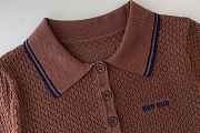 Miumiu Polo Shirt A6320 In Brown - 2