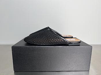Alaia Flat-soled half-slippers in black