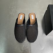 Alaia Flat-soled half-slippers in black - 6