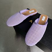 Alaia Flat-soled half-slippers in purble - 6