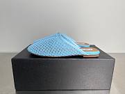 Alaia Flat-soled half-slippers in blue - 1