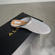 Alaia Flat-soled half-slippers in gray - 6