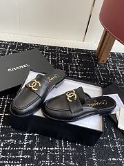 Chanel Moccasins wrinkled calfskin in black - 3