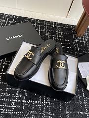 Chanel Moccasins wrinkled calfskin in black - 2