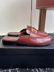 Chanel Moccasins wrinkled calfskin in red - 3