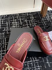 Chanel Moccasins wrinkled calfskin in red - 2