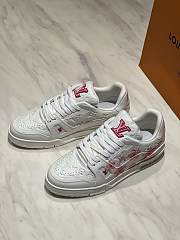 LVxTM Trainer Sneaker Monogram Sakura Flowers - 5